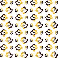 House favorable trendy multicolor repeating pattern illustration background design vector