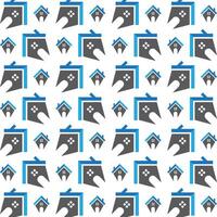 Sweet home favorable trendy multicolor repeating pattern illustration background design vector