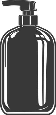silhouette hand sanitizer bottle black color only