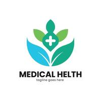 Medical Logo Health Icon Vect Logo Design vector