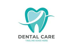 Modern logo of a dental clinic vector