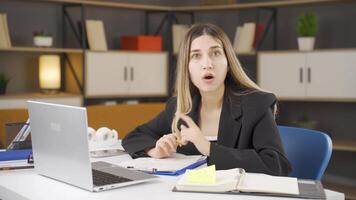 empreendedor e social o negócio mulher. video