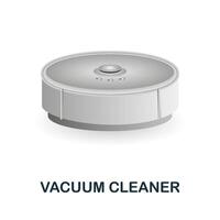 Vacuum Cleaner icon. 3d illustration from cleaning collection. Creative Vacuum Cleaner 3d icon for web design, templates, infographics and more vector