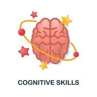 Cognitive Skills icon. 3d illustration from cognitive skills collection. Creative Cognitive Skills 3d icon for web design, templates, infographics and more vector