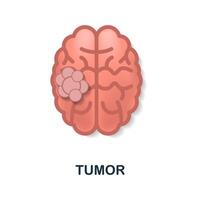 tumor icono. 3d ilustración desde enfermedades recopilación. creativo tumor 3d icono para web diseño, plantillas, infografia y más vector