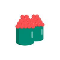 Sushi icon. Simple element from sea food collection. Creative Sushi icon for web design, templates, infographics and more vector