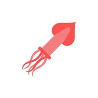 Squid icon. Simple element from sea food collection. Creative Squid icon for web design, templates, infographics and more vector