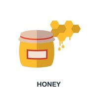 Honey icon. Simple element from autumn collection. Creative Honey icon for web design, templates, infographics and more vector