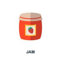 Jam icon. Simple element from autumn collection. Creative Jam icon for web design, templates, infographics and more vector