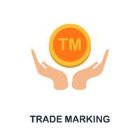 Trade Marking icon. Simple element from branding collection. Creative Trade Marking icon for web design, templates, infographics and more vector