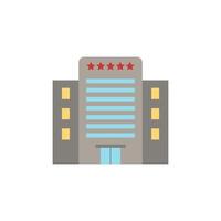 Hotel icon. Simple element from buildings collection. Creative Hotel icon for web design, templates, infographics and more vector