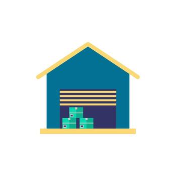 Warehouse icon. Simple element from buildings collection. Creative Warehouse icon for web design, templates, infographics and more vector