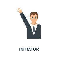 Initiator icon. Simple element from business growth collection. Creative Initiator icon for web design, templates, infographics and more vector