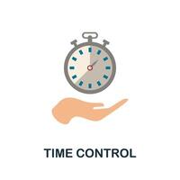 Time Control icon. Simple element from business growth collection. Creative Time Control icon for web design, templates, infographics and more vector