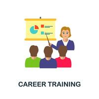 Career Training icon. Simple element from business motivation collection. Creative Career Training icon for web design, templates, infographics and more vector