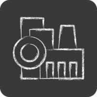 Icon Factory. related to City symbol. chalk Style. simple design illustration vector