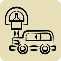 Icon Parking Meter. related to City symbol. hand drawn style. simple design illustration vector