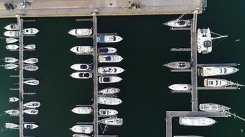 Marine of Cascais Portugal Aerial View video