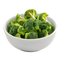 brocoli dans une bol sur transparent Contexte png