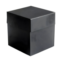 Black Blank Box on Transparent Background png