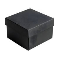 Black Blank Box on Transparent Background png