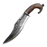 antiguo cuchillo para guerreros en transparente antecedentes png