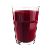 Rote Beete Saft auf transparent Hintergrund png