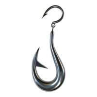 Fish Hook on Transparent Background png