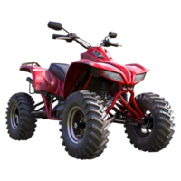 4 Wheeler ATV Quad Bike on Transparent Background png