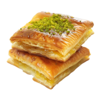 Pastry rolls with pistachio on Transparent Background png