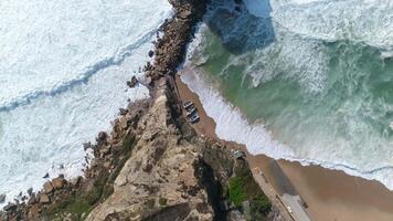 Summer Beach Aerial View video