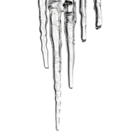 Water Dripping Down from Top on Transparent Background png