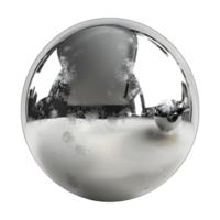 Large Round Iron Ball on Transparent Background png