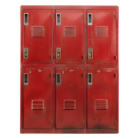 Vintage Locker of Gym or Office on Transparent Background png