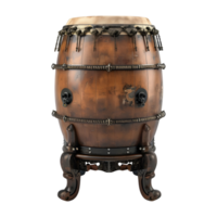 Ancient Drum on Transparent Background png