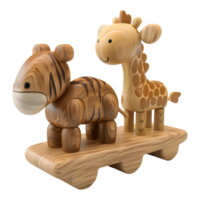 trä- leksak för spädbarn på transparent bakgrund png