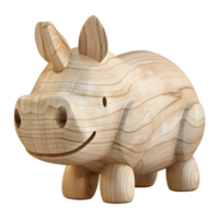 Wooden Toy for Babies on Transparent Background png