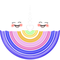 Rainbow lovely style,ColorRainbow,Happy rainbow png