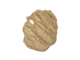 Minced black pepper pile transparent background top view png