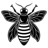 Bee. Pets. Farm. Domestic Animals. Doodle style. vector