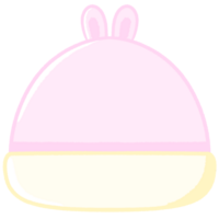 baby set baby hat illustration and cartoon style pastel baby toy isolated png