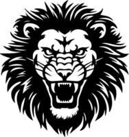 lion head tattoo design vector