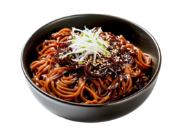 jajangmyeon coréen instant nouille avec noir haricot sauce png