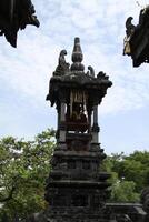 ornaments at balinese hindi temple photo