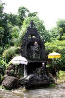 ornaments at balinese hindi temple photo