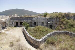 castle on lefkada, greece photo