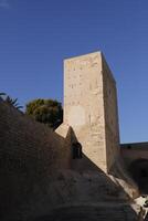 medieval castle in alicante, spain photo