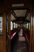tram wagons, museum tram line west friesland, netherlands photo