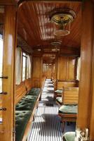 tram wagons, museum tram line west friesland, netherlands photo