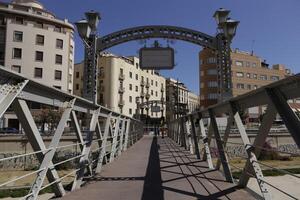 bridge, spain, europe, walking, city photo